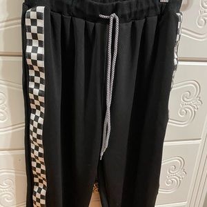 Checkered Jogger Sweatpants